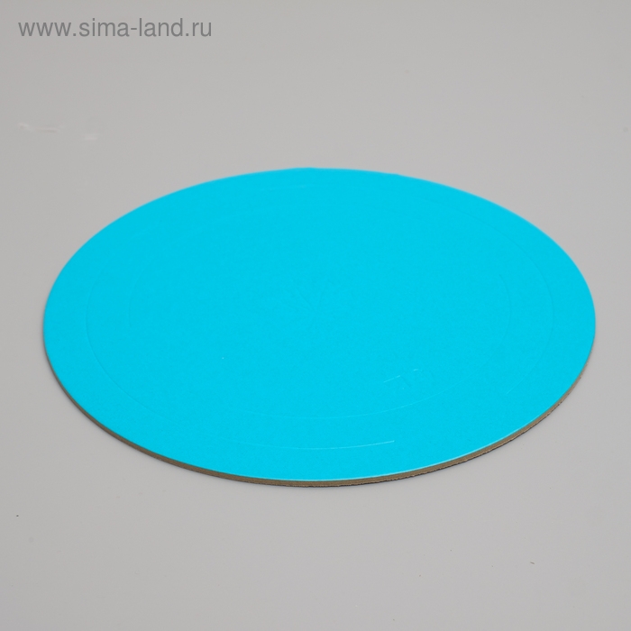 Подложка усиленная, золото - голубой, 26 см, 3,2 мм Подложка усиленная, золото - голубой, 26 см, 3,2 мм
