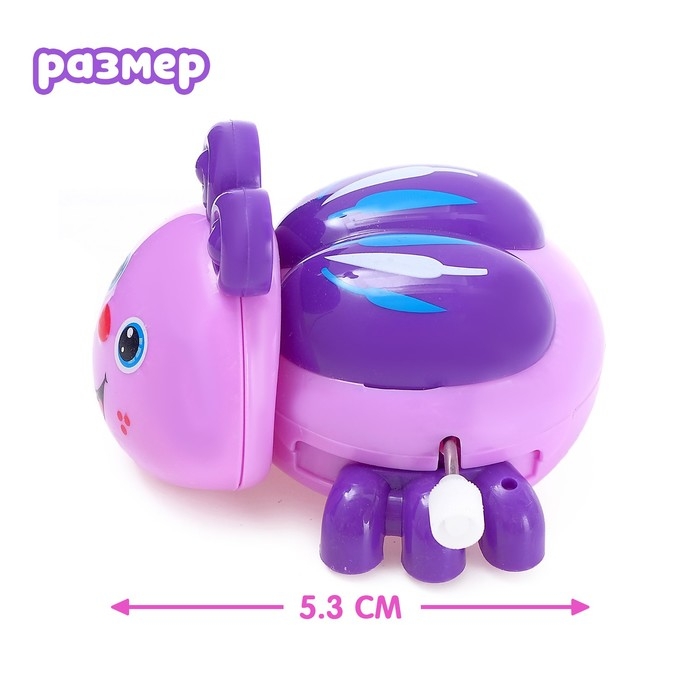 Игрушка заводная «Жучок», МИКС Игрушка заводная «Жучок», МИКС