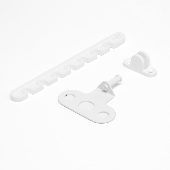 Ограничитель открывания окна ТУНДРА, пластиковый, L=165 мм, белый, 1 шт. Ограничитель открывания окна ТУНДРА, пластиковый, L=165 мм, белый, 1 шт.