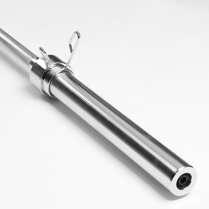 Гриф Олимпийский тренировочный  220 см, d=50, вес 20 кг, с замками, Гриф Олимпийский тренировочный  220 см, d=50, вес 20 кг, с замками,