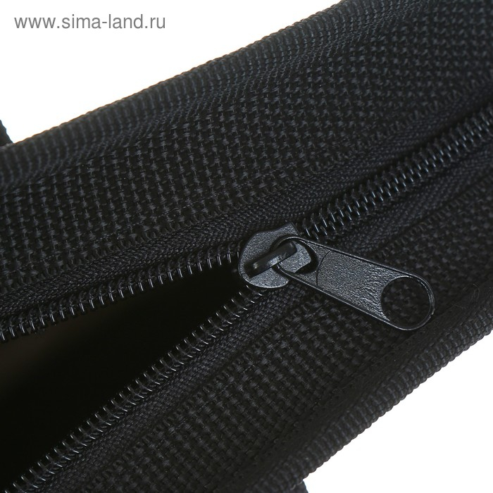 Папка с ручками текстильная, А4, 365 х 260 х 50 мм, 1С13 Папка с ручками текстильная, А4, 365 х 260 х 50 мм, 1С13 "Луга", каркасная, серая