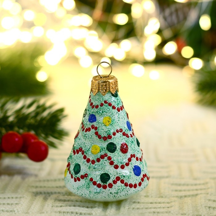 Ёлочная игрушка Ёлочная игрушка "Елочка-малышка" 8 см