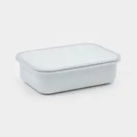 Лоток эмалированный, 1.5 л, с полиэтиленовой крышкой, без декора, белый Лоток эмалированный, 1.5 л, с полиэтиленовой крышкой, без декора, белый