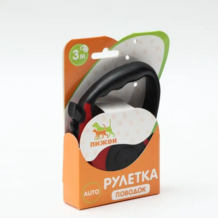 Рулетка &laquo;Зарница&raquo;, 3 м, до 11.5 кг, чёрная, красная