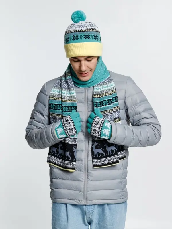 Перчатки Mirakler, зеленые с желтым, размер S/M Перчатки Mirakler, зеленые с желтым, размер S/M