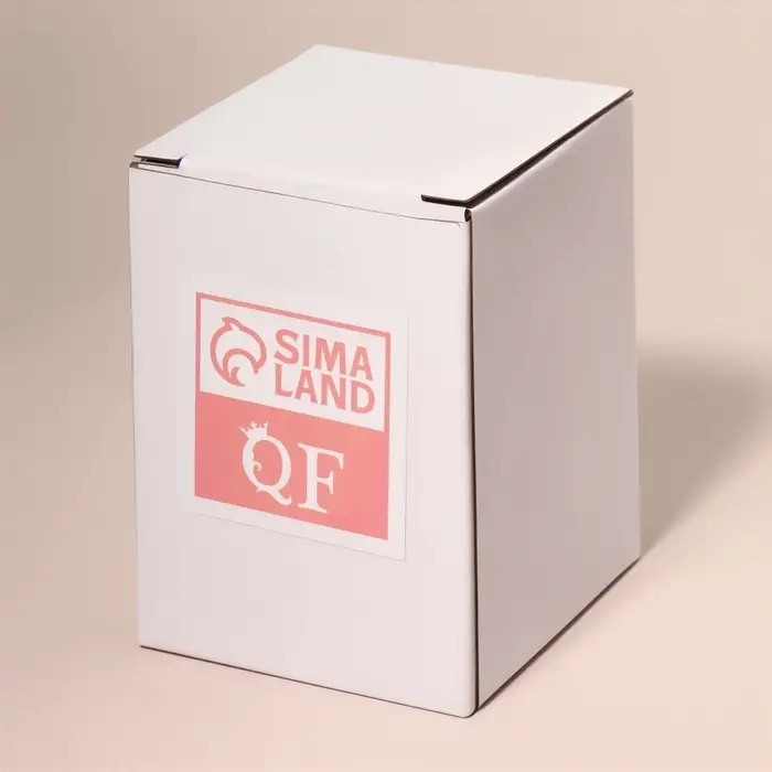 Органайзер для для ватных палочек, с крышкой, d=7&times;10.5 см, полупрозрачный, чёрный