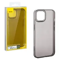 Чехол IPH 13 Pro Max (6.7) Baseus Simple Black ARAJ000501