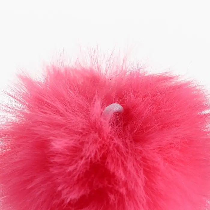 Игрушка для кошек  Игрушка для кошек "Меховой шарик",  искусственный мех, 5 см, малиновая