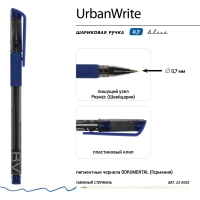 Ручка шариковая неавтомат. UrbanWrite.Ice 0,7мм,синяя,масл.осн. 20-0318/21