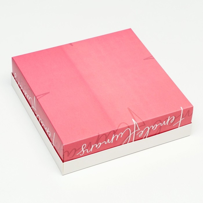 Коробка складная, Female humans 23 х 23 х 6,5 см Коробка складная, Female humans 23 х 23 х 6,5 см