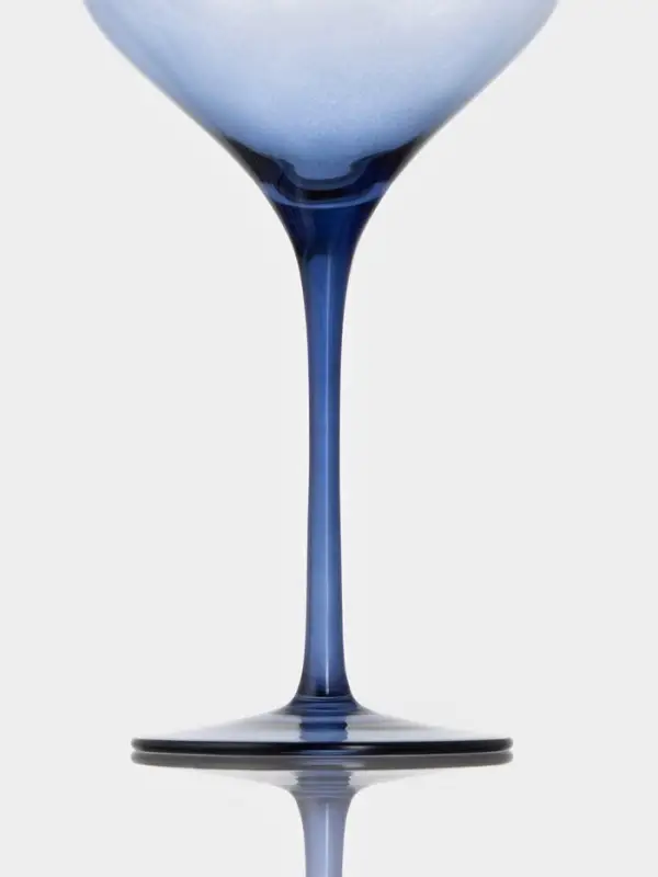 Бокал для вина Magistro &laquo;Иллюзия&raquo;, 540 мл, 10&times;24 см, стекло, прозрачный, синий