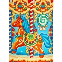 Подарок в картонной упаковке ПРЯНИЧНАЯ КАРУСЕЛЬ 1000 гр