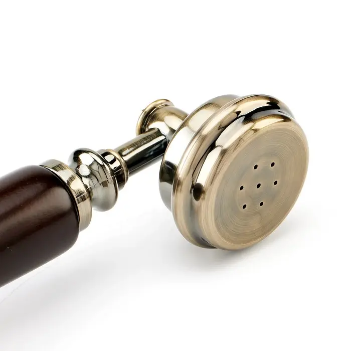 Ретро-телефон &laquo;Альсено&raquo;, громкая связь, выложенный лаврами, 23&times;26 см