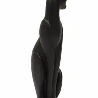 Фигурка гипс &laquo;Кошка Грация&raquo;, чёрная, 6&times;7&times;23 см