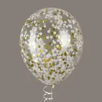 Конфетти «Круг», фольга и тишью, золотой МИКС, металлик, 1 см, 50 г