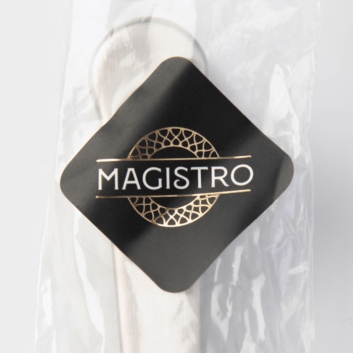 Зажим для пакета Magistro «Крокодил», 11,5 см, нержавеющая сталь, серебристый Зажим для пакета Magistro «Крокодил», 11,5 см, нержавеющая сталь, серебристый