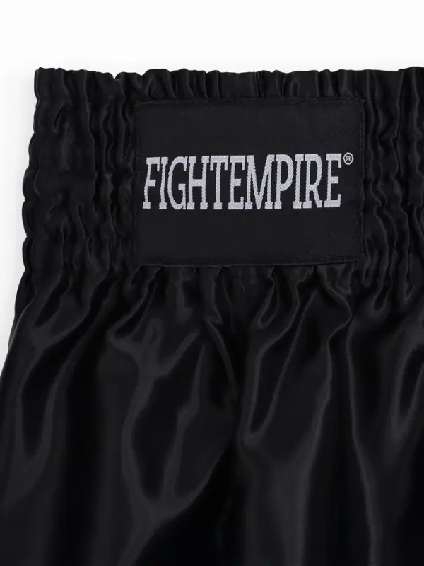 Шорты для тайского бокса FIGHT EMPIRE, р. XS, чёрные
