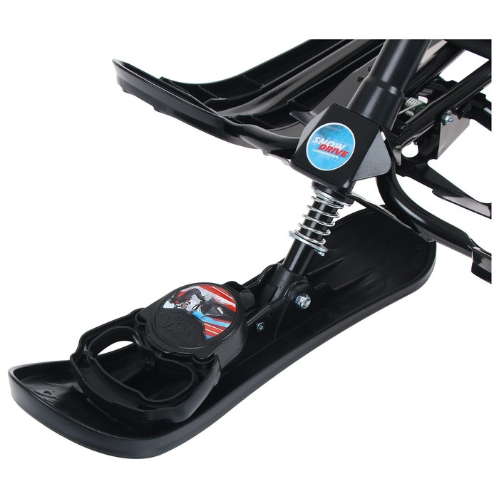 Снегокат «Ника-кросс Гонки», СНК, цвет чёрный Снегокат «Ника-кросс Гонки», СНК, цвет чёрный