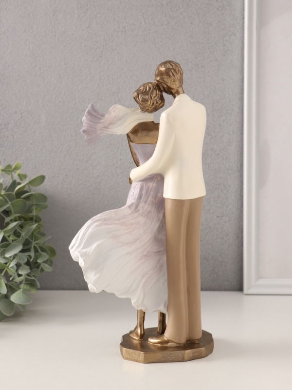 Сувенир полистоун "Ветер. Пара влюблённых" 14х8х27 см