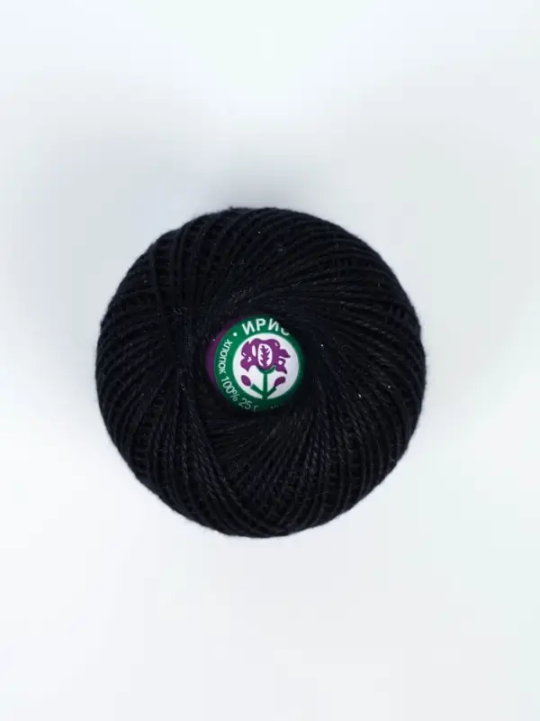 Нитки вязальные "Ирис" 150м/25г 100% мерсеризованный хлопок Набор 6шт (7214)