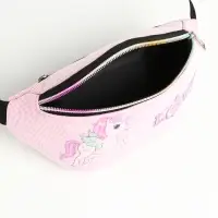 Сумка поясная детская на молнии &laquo;Выбражулька&raquo;, розовая