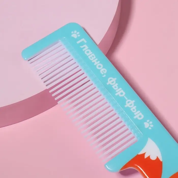 Расчёска фигурная «Лиса», 14.5×3.5(±1) см Расчёска фигурная «Лиса», 14.5×3.5(±1) см