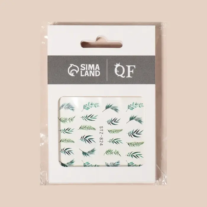 Слайдеры для ногтей «GREEN», зелёные