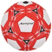 Футбольный мяч ONLYTOP, машинная сшивка, 32 панели, р. 2, PVС, МИКС