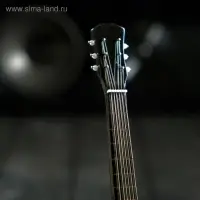 Гитара сувенирная "Gibson Acustic" черная, на подставке 24х8х2 см