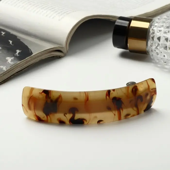 Заколка-автомат для волос Заколка-автомат для волос "Кошачий глаз" 9 см, микс