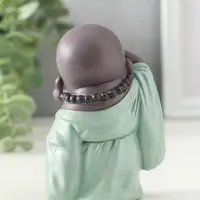 Сувенир полистоун "Счастливый хотей" зелёно-коричневый 5х7,5х10 см