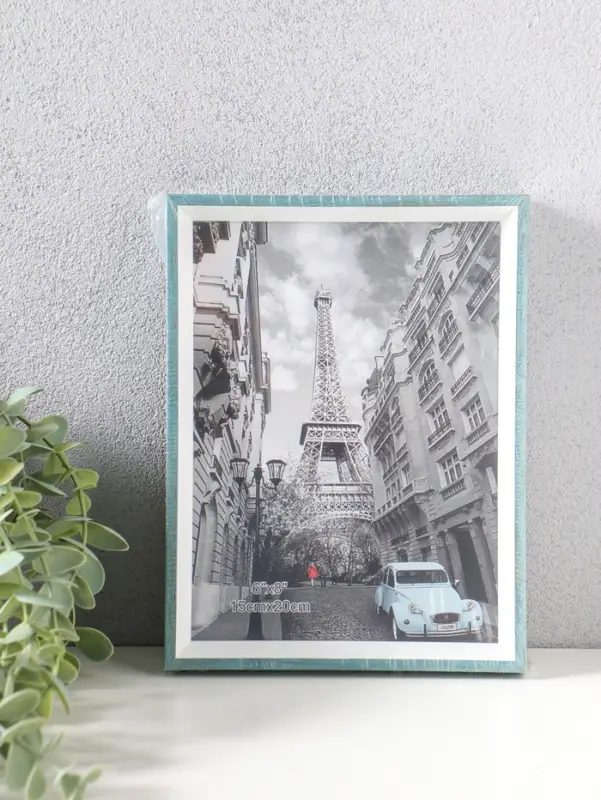 Фоторамка пластик 15х20 см "Данте" голубая лагуна 20,8х15,8х2,5 см