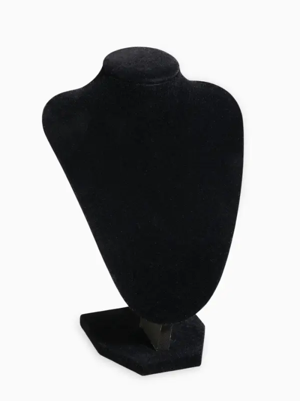 Бюст для украшений QF, 15&times;16&times;22 см, h=22 см, чёрный