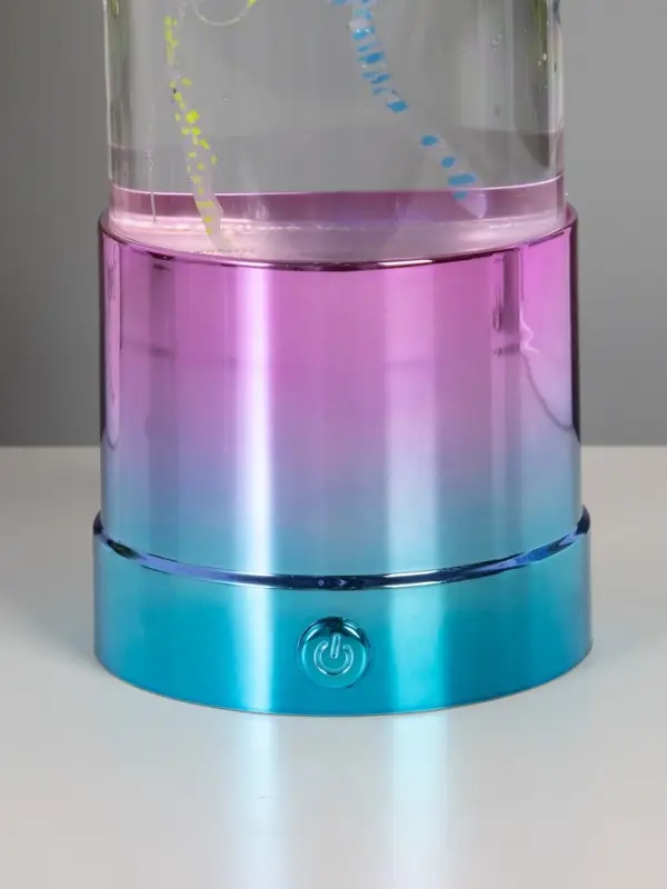 Светильник  Светильник "Медузы" LED, RGB, USB, 3-5Вт, розово-голубой металлик 9х9х3 см