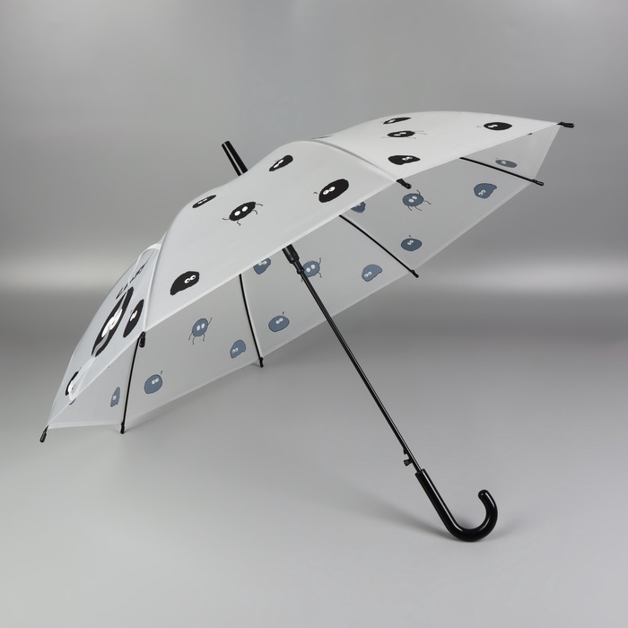 Зонт - трость полуавтоматический &laquo;Букашки&raquo;, 8 спиц, R = 47/54 см, D = 108 см, цвет МИКС