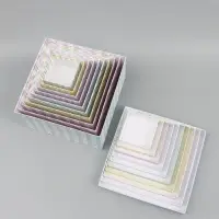 Набор подарочных коробок 10 в 1 &laquo;Звезды&raquo;, 10.2 &times; 10.2 &times; 6‒28.2 &times; 28.2 &times; 15 см