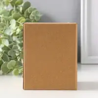 Шкатулка керамика с золотой линией "Королевская пешка" 7х7х8,5 см