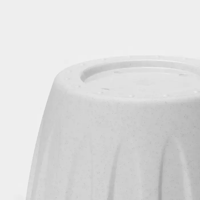 Горшок для цветов с поддоном &laquo;Фелиция&raquo;, 10.4 л, d=31.9 см, h=24.5 см, пластиковый, цвет мраморный