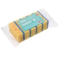 VETTA Набор губок для мытья посуды, 5 шт, 10,7x6,5x3,5 см, коралл