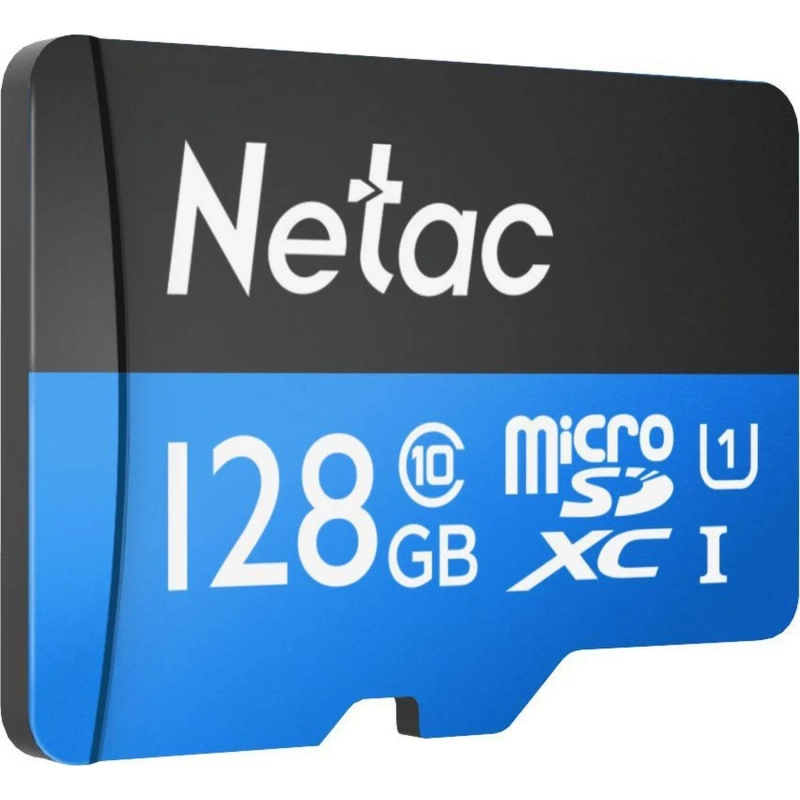 Карта памяти Netac P500 Standard MicroSDXC 128GB U1/C10 up to 90MB