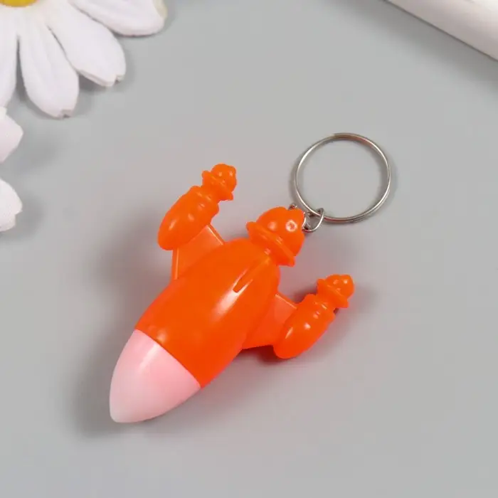 Фонарик свет на кольце  Фонарик свет на кольце "Ракета" LR41x3 шт МИКС 5х3х1,7 см