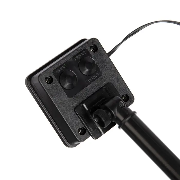 Садовый светильник &laquo;Обруч&raquo;, уличный, на солнечной батарее, 15 LED, свечение мульти