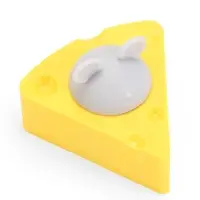 Игрушка для кошек из кошачьей мяты &laquo;Сыр&raquo;, 5&times;4 см, на основании