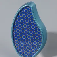 Стеклянная нано-пилка для пяток, 9.5&times;5.5&times;3.3 см, голубая