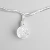 Гирлянда &laquo;Нить&raquo; 5 м с насадками &laquo;Мини фонарик&raquo;, IP20, прозрачная нить, 20 LED, свечение мульти (RG/RB), мигание, 220 В