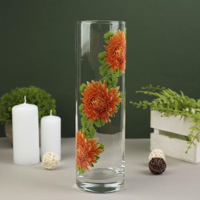 Ваза FLORA  Ваза FLORA "Цветочная поляна"  7,5х26,5см МИКС