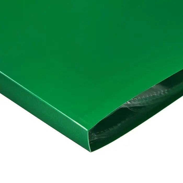 Папка с 10 вкладышами А4, 500 мкм, Calligrata, текстура &laquo;песок&raquo;, зелёная