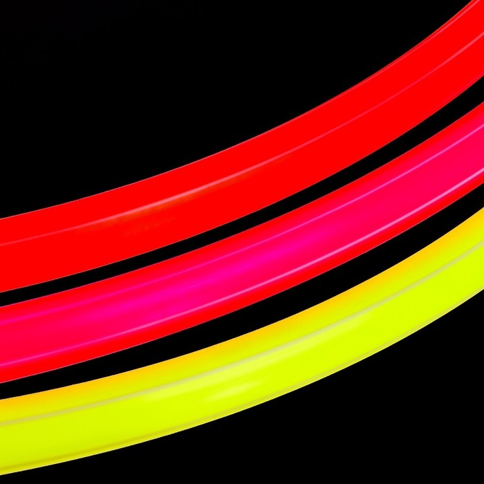 Обруч флуоресцентный d=60, цвет лимонный Обруч флуоресцентный d=60, цвет лимонный