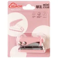 Дырокол на 1 отверстие, до 10 листов, металлический, МИКС