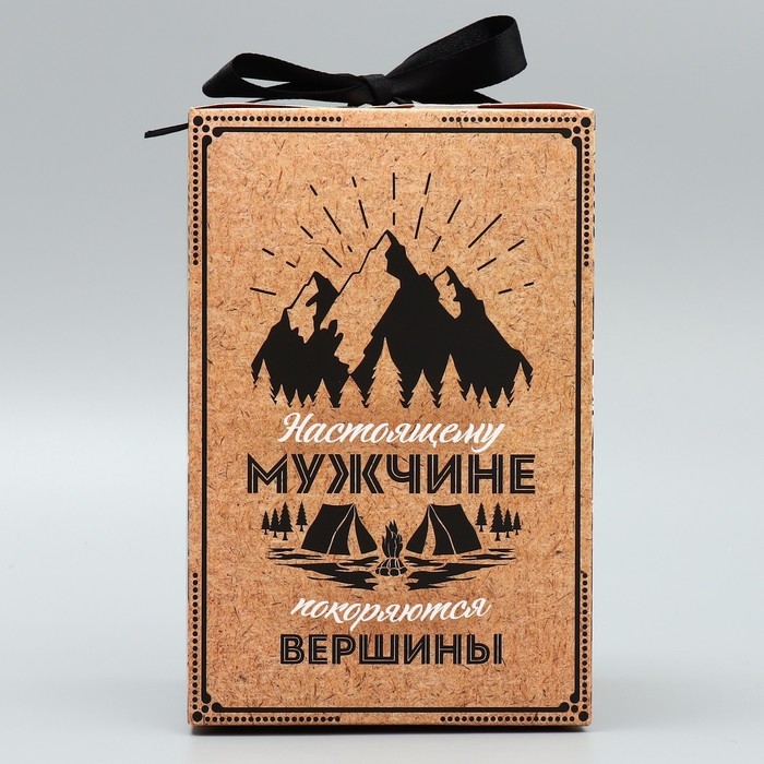 Коробка подарочная складная, упаковка, «Настоящему мужчине», 12 х 18 х 12 см Коробка подарочная складная, упаковка, «Настоящему мужчине», 12 х 18 х 12 см